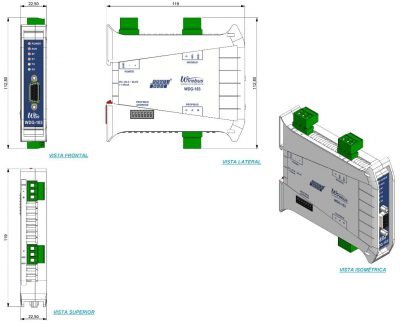 Gateway Profibus DP Modbus RTU WDG 103 Wirebus