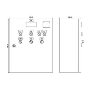 Painel de Controle de Turbina_dimensões